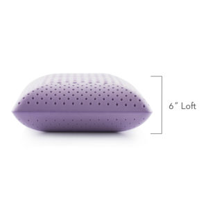 Z Zoned ActiveDough Lavender Aromatherapy Pillow Height Side