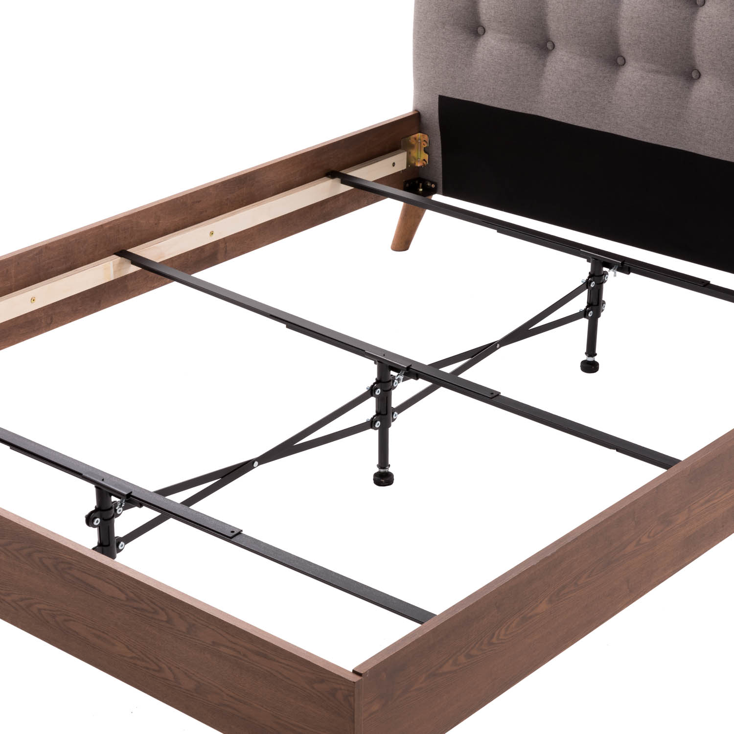 Structures Adjustable Center Support, Metal Full Size Bed Frame With Center Support