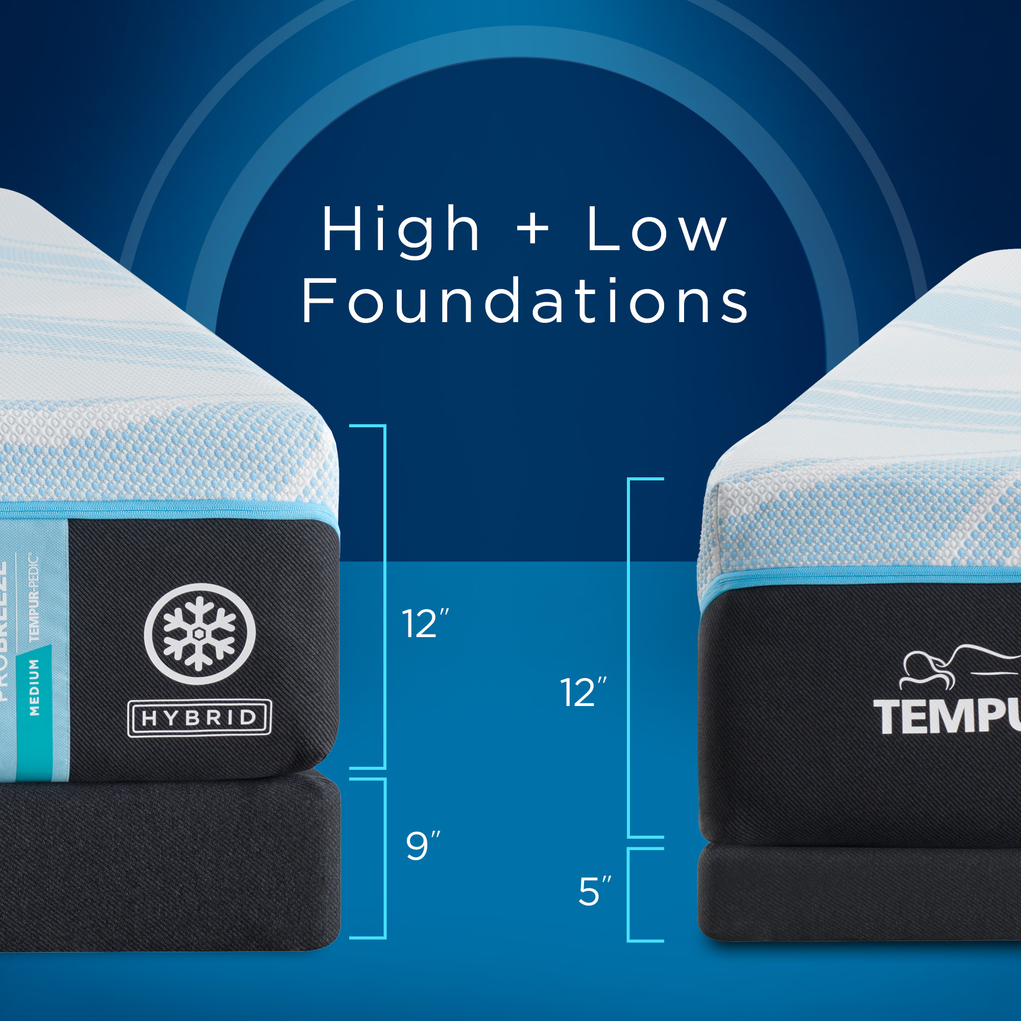 Tempur-Pedic Pro Breeze Medium Hybrid 2.0